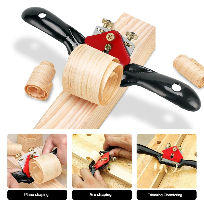 Drawknife Blade - 調整可能なフラットベーススポークシェーブハンドプレーン9インチと10インチ、手動木工ツール、木工品や木製工芸品に適しています。