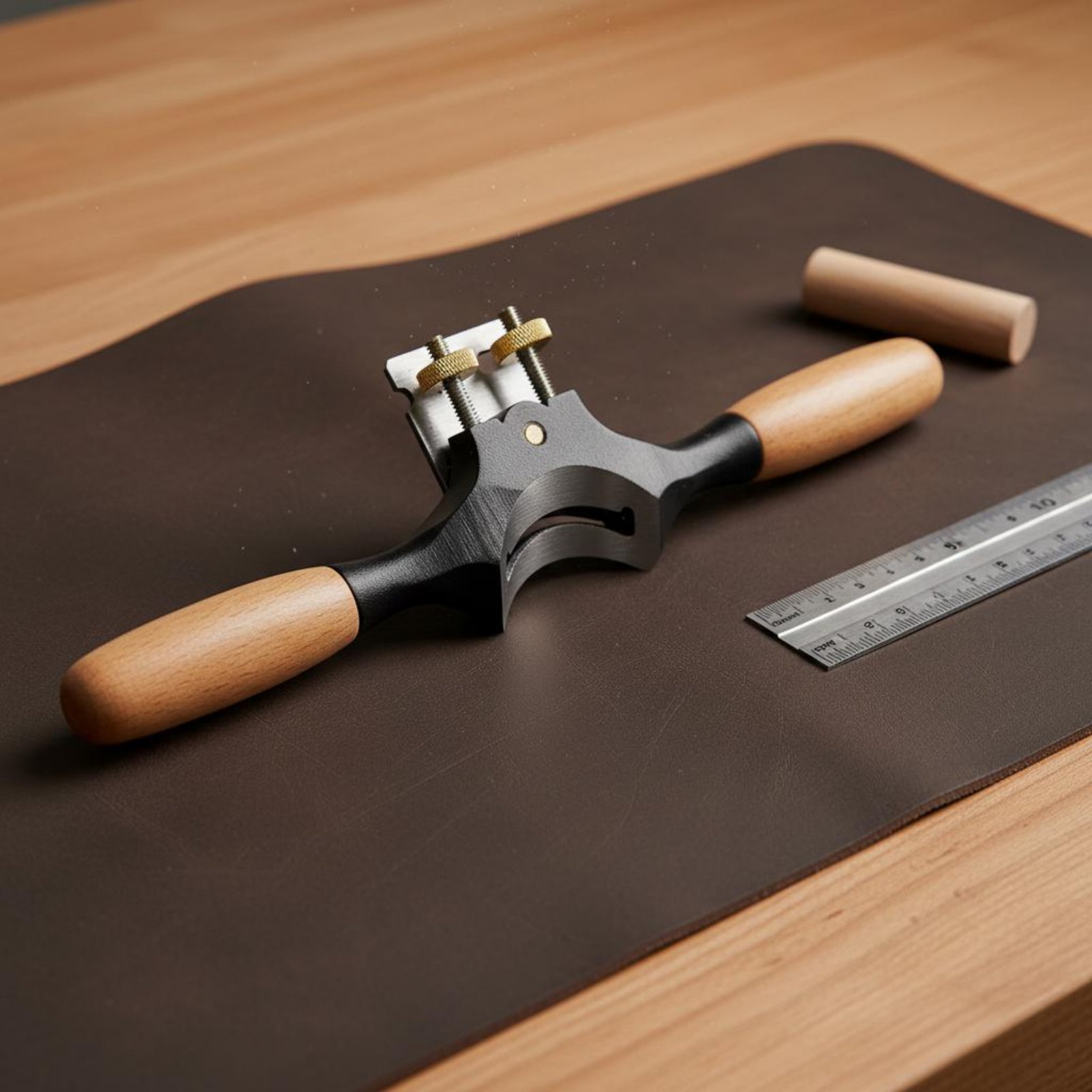 凹型スポークシェーブ 人間工学に基づいたハンドル ラウンドプ - Drawknife Blade のレビューと価格