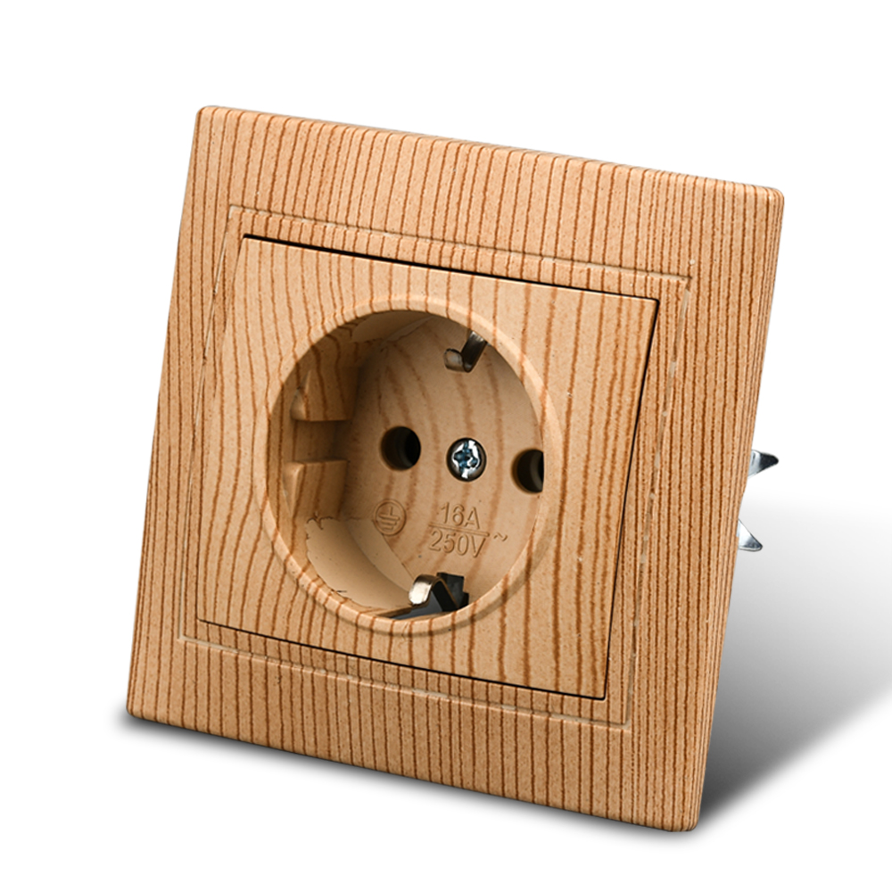 ウェサウッド電源ソケット、EU標準電源コンセント、標準接地壁 - Woodworking Zone のレビューと価格