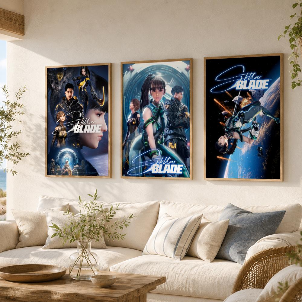 ゲームS-スターブレイド絵画書道高品質キャンバス壁画、しわが - Drawknife Blade のレビューと価格
