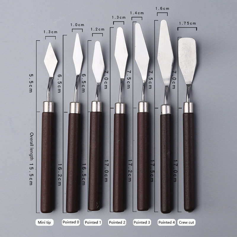 ステンレス油絵ナイフ アーティストヘラ アートツール 文具  - Drawknife Blade のレビューと価格