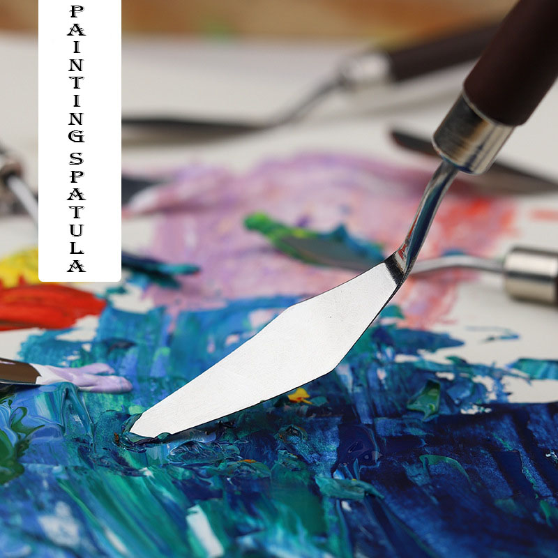 ステンレス油絵ナイフ アーティストヘラ アートツール 文具  - Drawknife Blade のレビューと価格