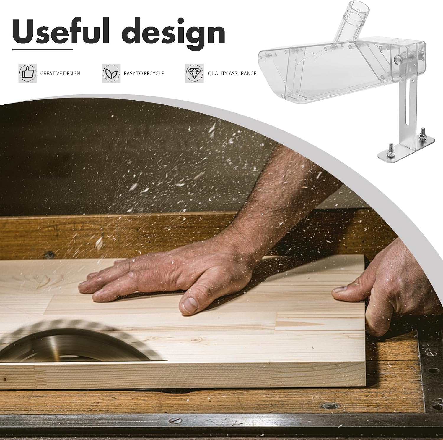 木工テーブルソー保護カバー透明集塵ガード電動丸鋸用防塵透明プ - Vacuum Woodworking のレビューと価格