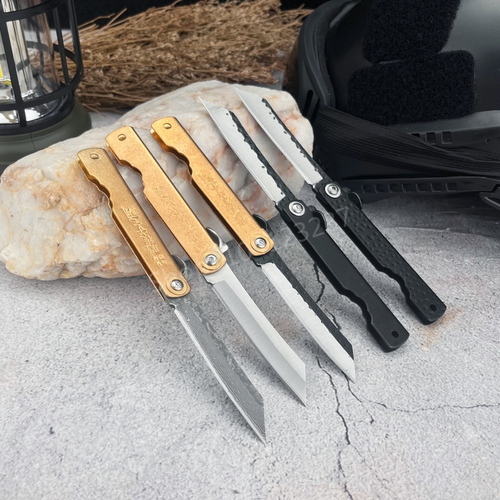 小さなヒゴノカミ日本折りたたみナイフポケットナイフ鍛造刃シャ - Woodworking Japan のレビューと価格